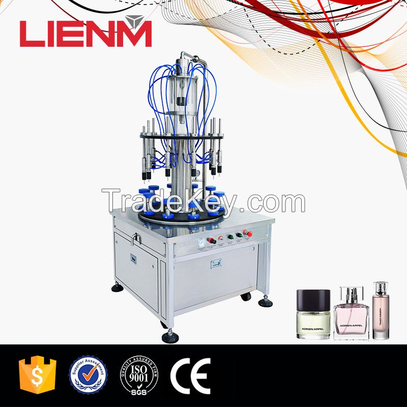 10 heads Full Pneumatic Perfume Filling Machine