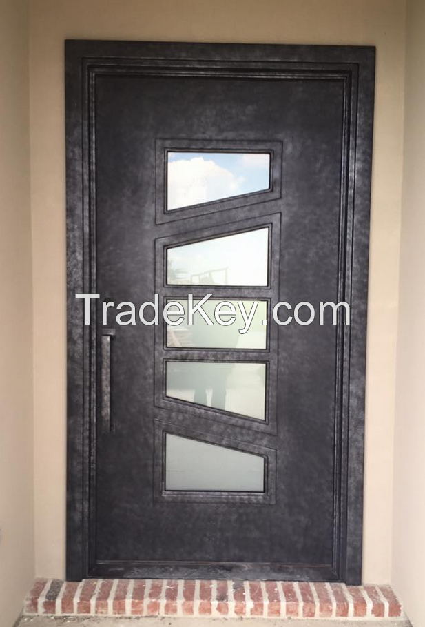 wrought iron door