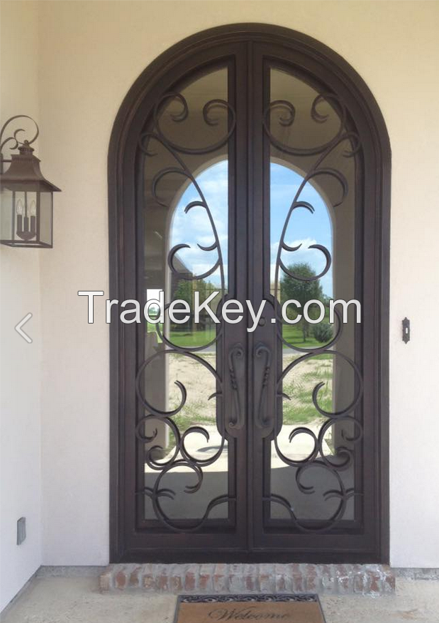 wrought iron door