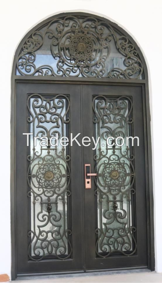 wrought iron door