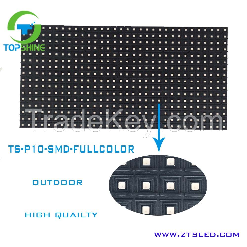 Outdoor P10 SMD LED Moudle Waterproof 32x16 RGB LED display Moudle Full color