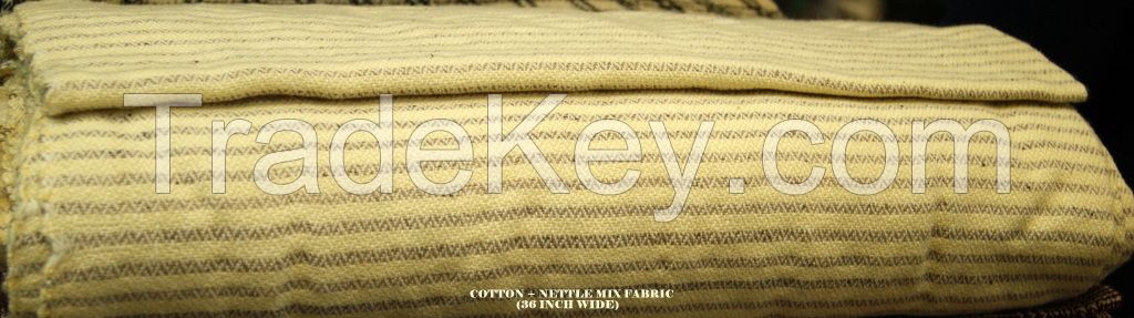 COTTON-NETTLE or WOOL-NETTLE (Mix) FABRICS