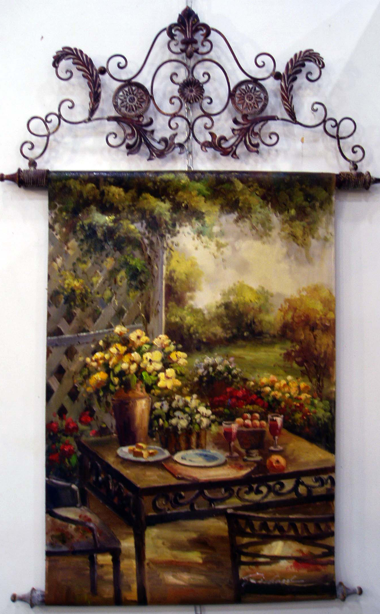 Oil-Painting-With-Hanger-Tapestry