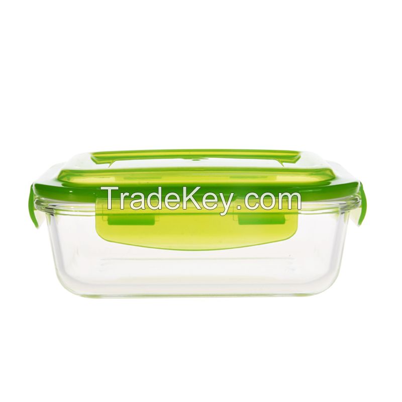 pyrex glass food container with airtight lid