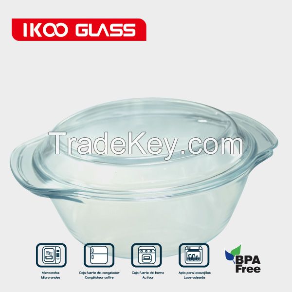 Oven Safe Glass Casserole Dish With Glass Lid