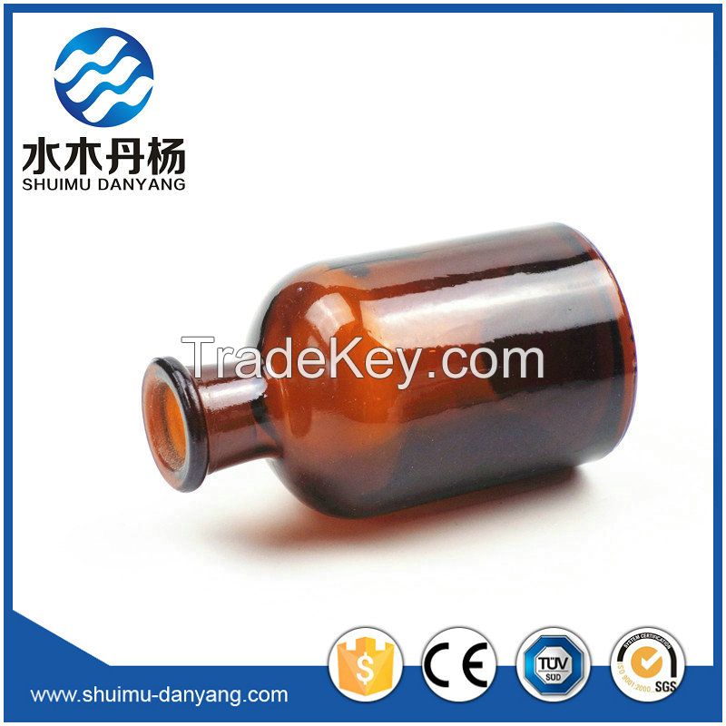 60ml-1000ml amber narrow mouth glass reagent bottle