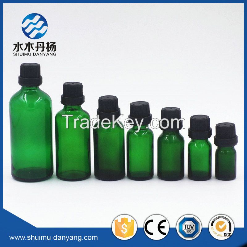 5-100ml lgreen e-liquid bottle glass bottle with tamper proof cap