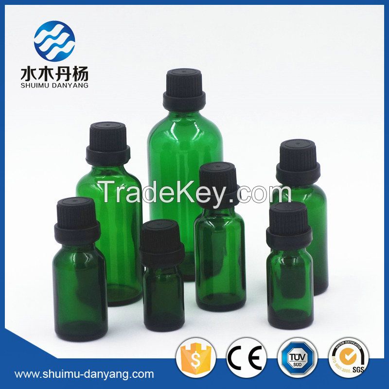 5-100ml lgreen e-liquid bottle glass bottle with tamper proof cap