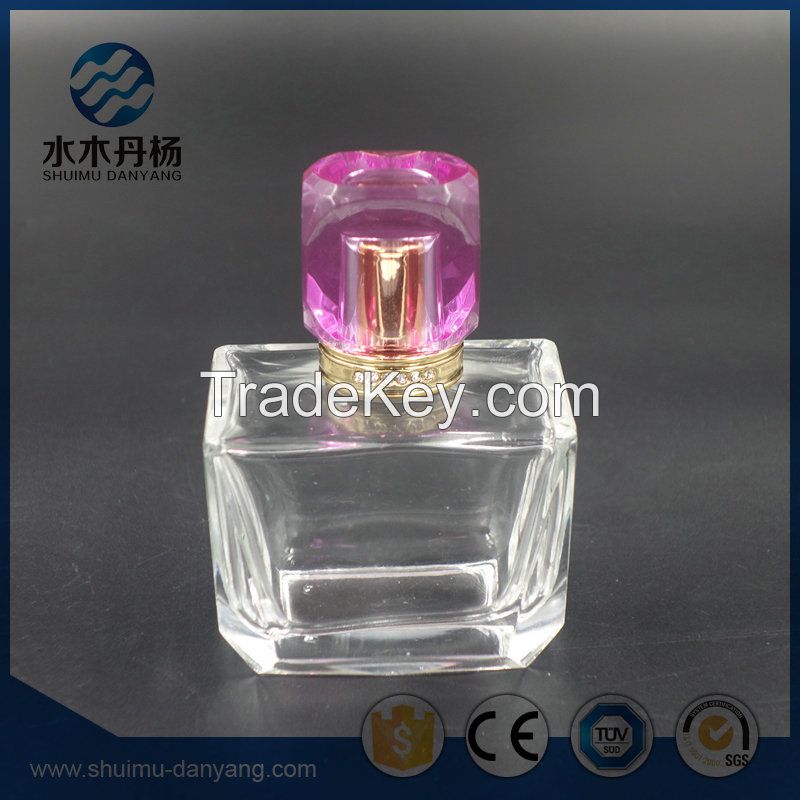 Luxury 100ml Clear Glass Perfume Bottle