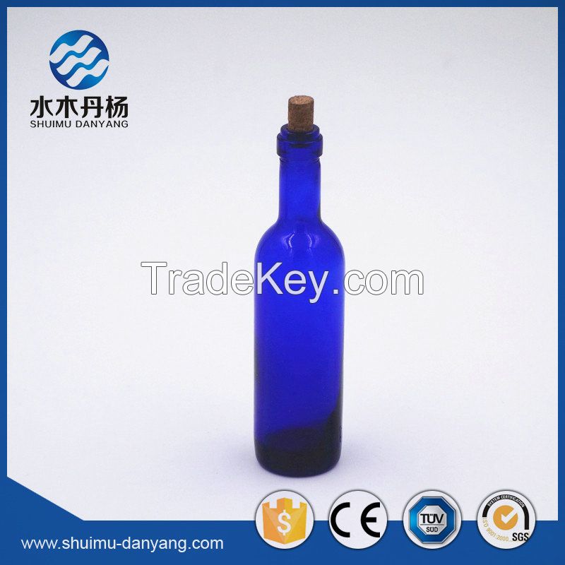 Hot Selling 50ml Round Glass Liquor Bottle With Cork