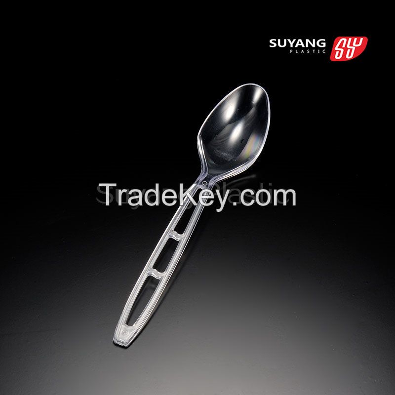 Dispoable plastic spoon
