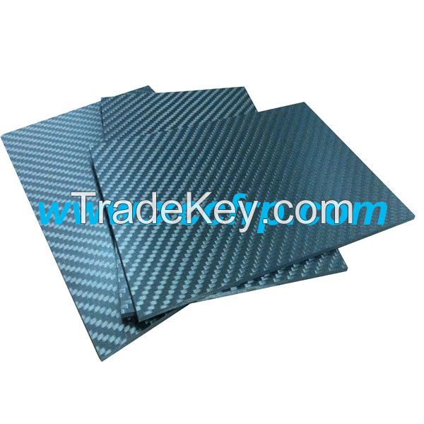 High quality 3K Twill matte carbon fiber plate