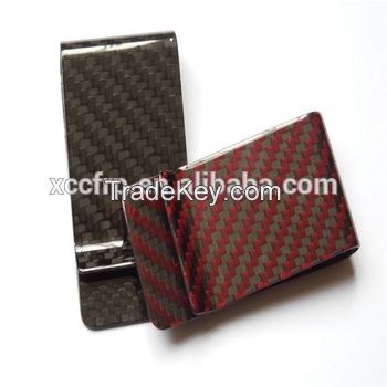 Latest carbon fiber money clip credit card holder