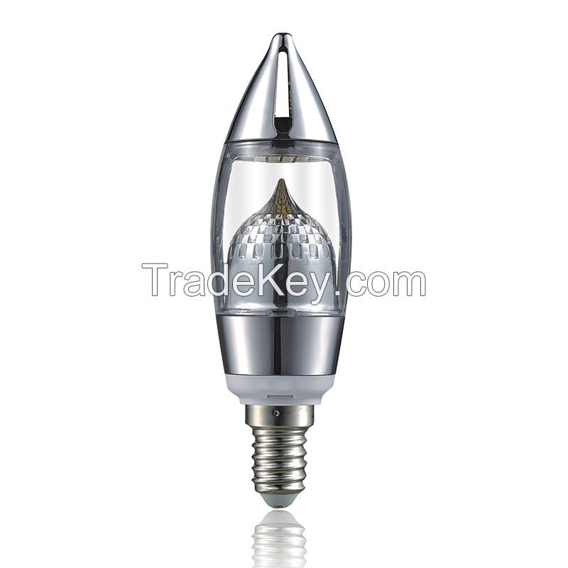 New design detachable power LED 4W/5W/6W candle light