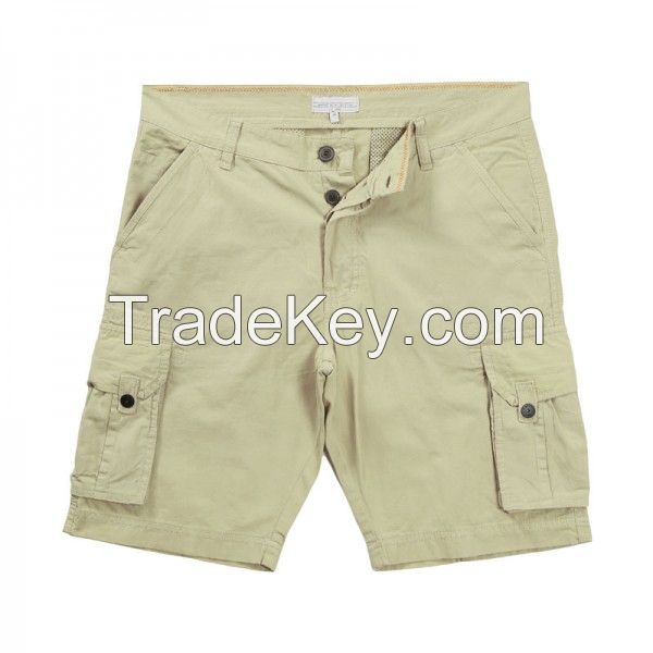 Regular Fit Cargo Short - Stone