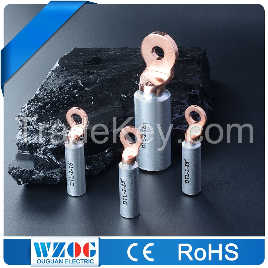 Non-insulated copper terminal lugs