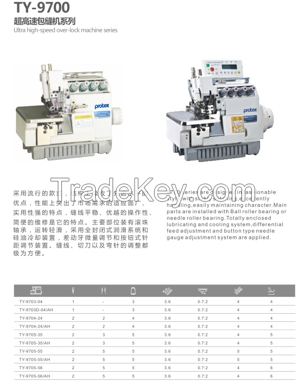 High-speed over-lock machine series