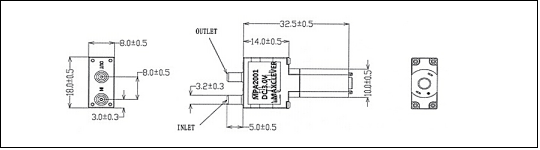 MPA2001 -Membrane Vacuum Pump,  Brush DC Motor	