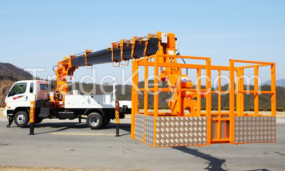 DHS250/280AP truck mounted aerial work platform boom manlift