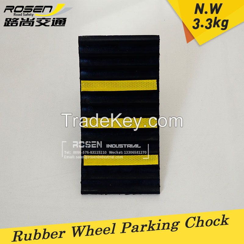 Parking Safety Heavy Duty Rubber Wheel Chocks with Handle Suit 4WD Mine Spec Vehicles