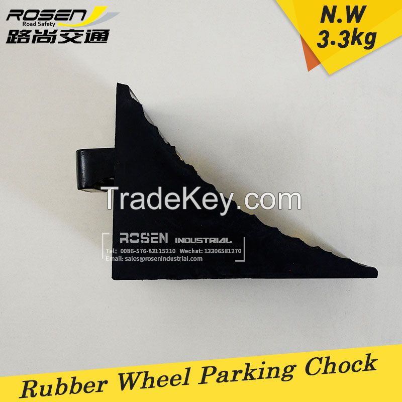 Parking Safety Heavy Duty Rubber Wheel Chocks with Handle Suit 4WD Mine Spec Vehicles