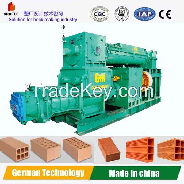 China used Germany technology vacuum extruder for clay brick making machine