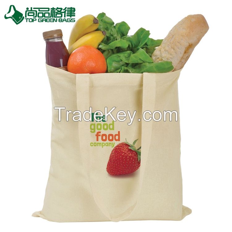 Customized Budget Cotton Canvas Tote Bag Shopping Cotton shoulder bag