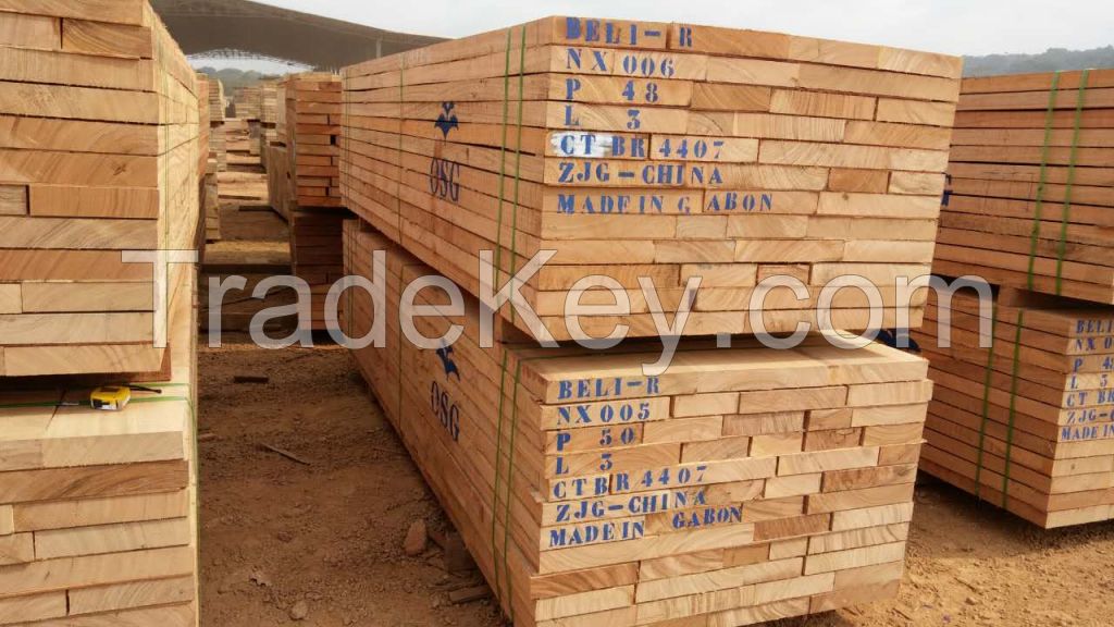 SELL African Wood Naga Red Beli AIC+  AD Sawn Timber Original Gabon For Vietnam Thailand Laos China Aisa Market