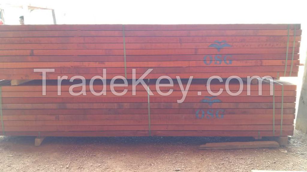 African Wood Padouk FAS AD Sawn Timber Original Gabon From OSG