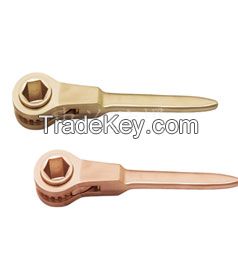 Non sparking safety tools ratchet wrench Forging beryllium bronze Explosion-proof safety tools 