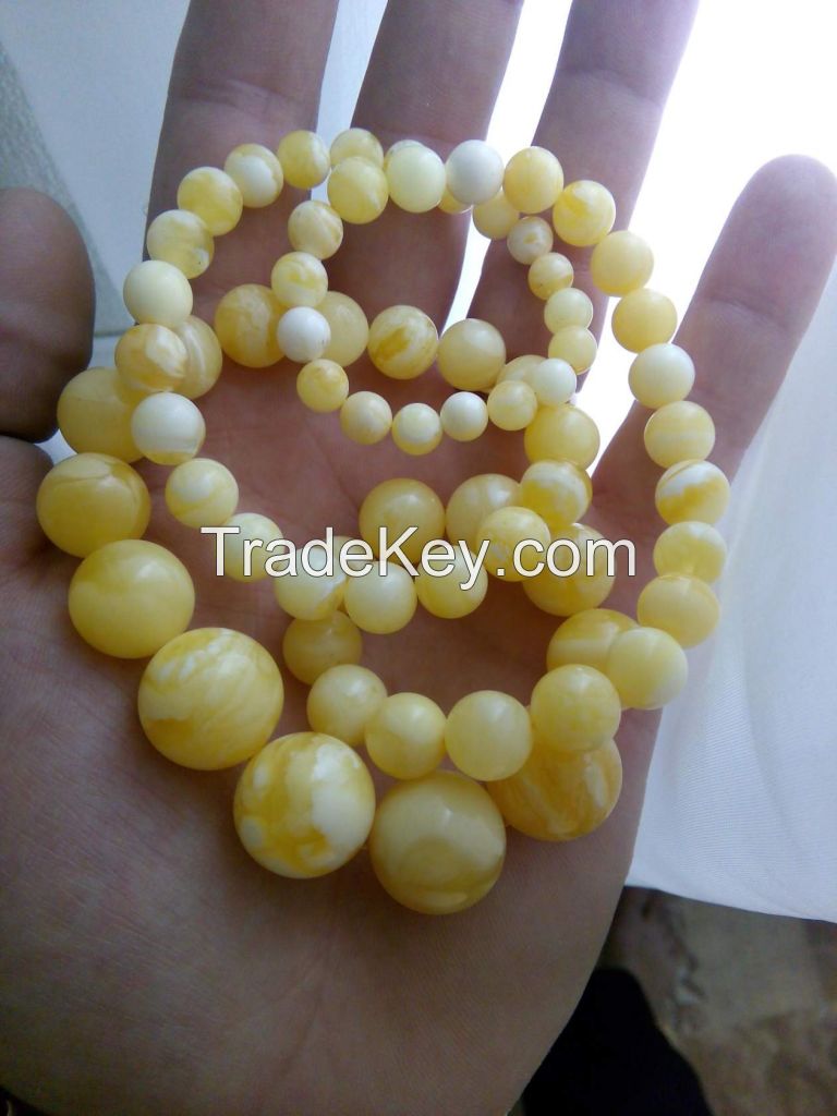 Amber beads