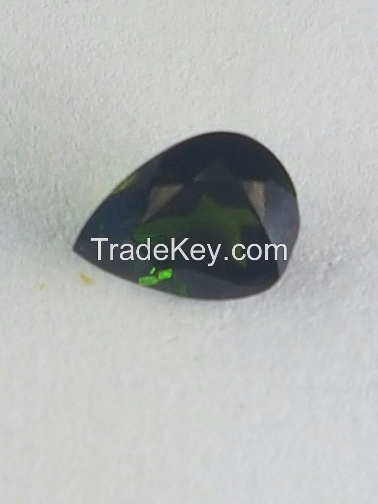 facetted CHROME TOURMALINE