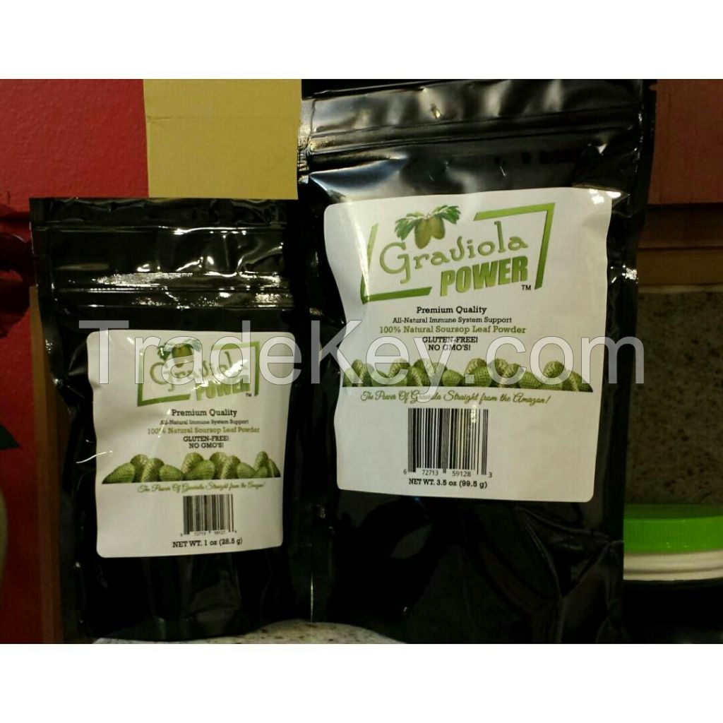 Soursop Guanabana Organic Leaf Powder GRAVIOLA POWER