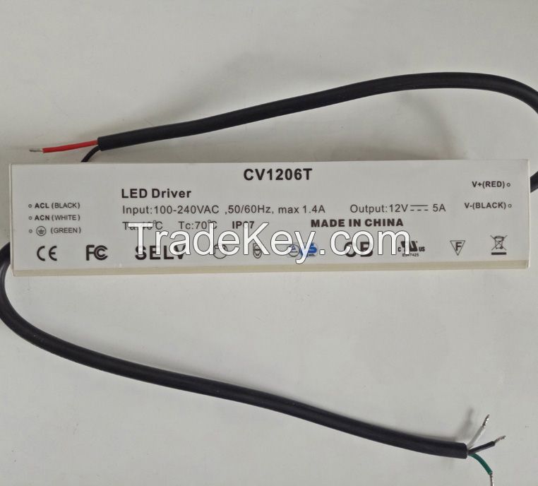 Constant voltage waterproof LED driver  100W