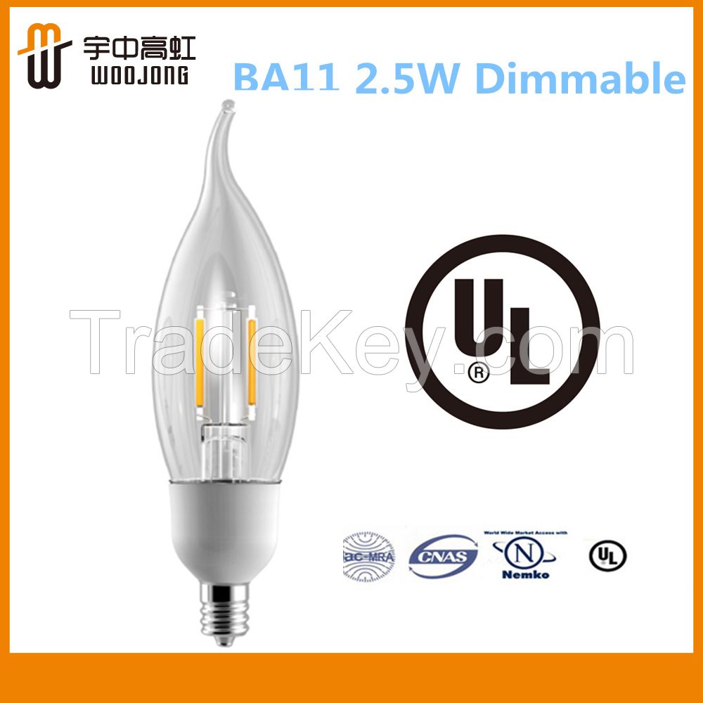 LED Filament bulb patent from Epistar led decorative bulb A60