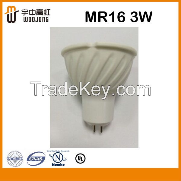 4w 110-220v warm white MR16 GU5.3 led BR/R/PAR light