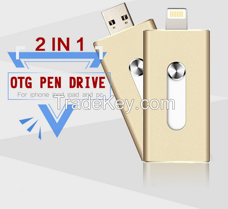 2016 newest best sell design  OTG USB android 4.0 usb otg  flash drive MFI bluetooth