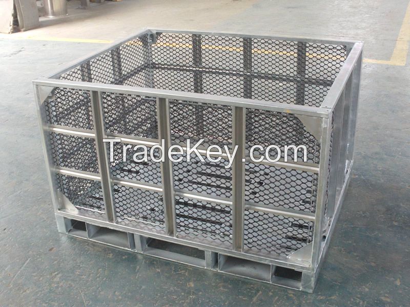 Wire Mesh Roll Containers For Agricultural Use