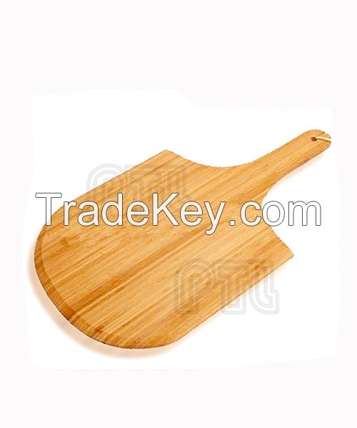 broad wooden chopping board with handle 