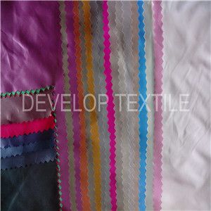 POLY TAFFETA FABRIC/POLYESTER TAFFETA FABRIC WITH CIRE CALENDERING FINISH FOR GARMENT FABRIC