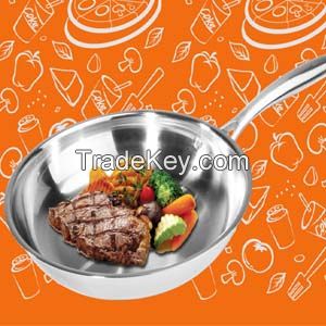 Stainless steel pot-frying pan