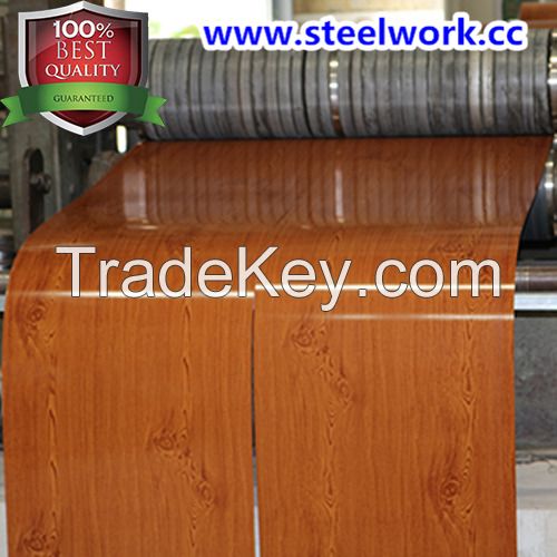 New Product Wooden Grain Pattern Steel Coil 