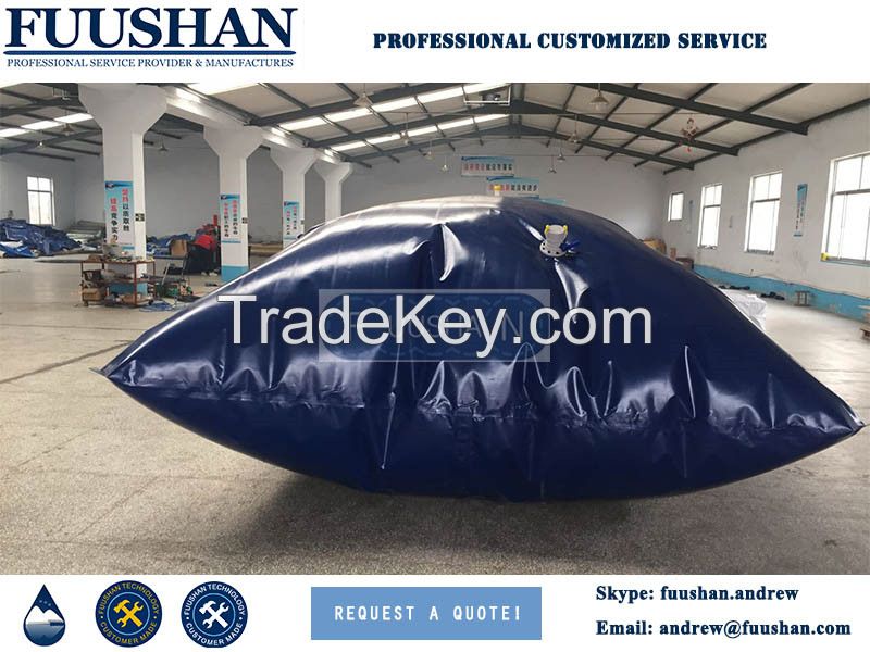 FUUSHAN Soft Foldable Reinforced PVC Water Tank Rectangular Shape or Pillow Shape