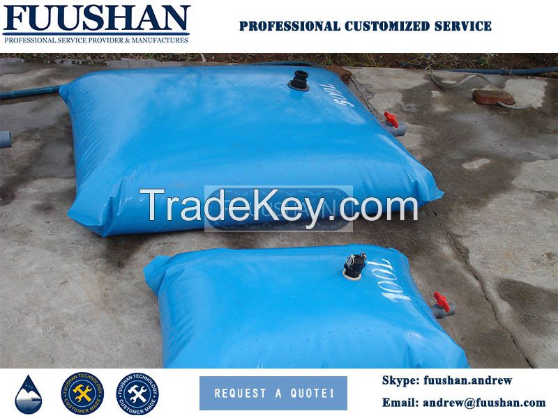 FUUSHAN Portable 1000L 5000L Plastic Storage Water Tank