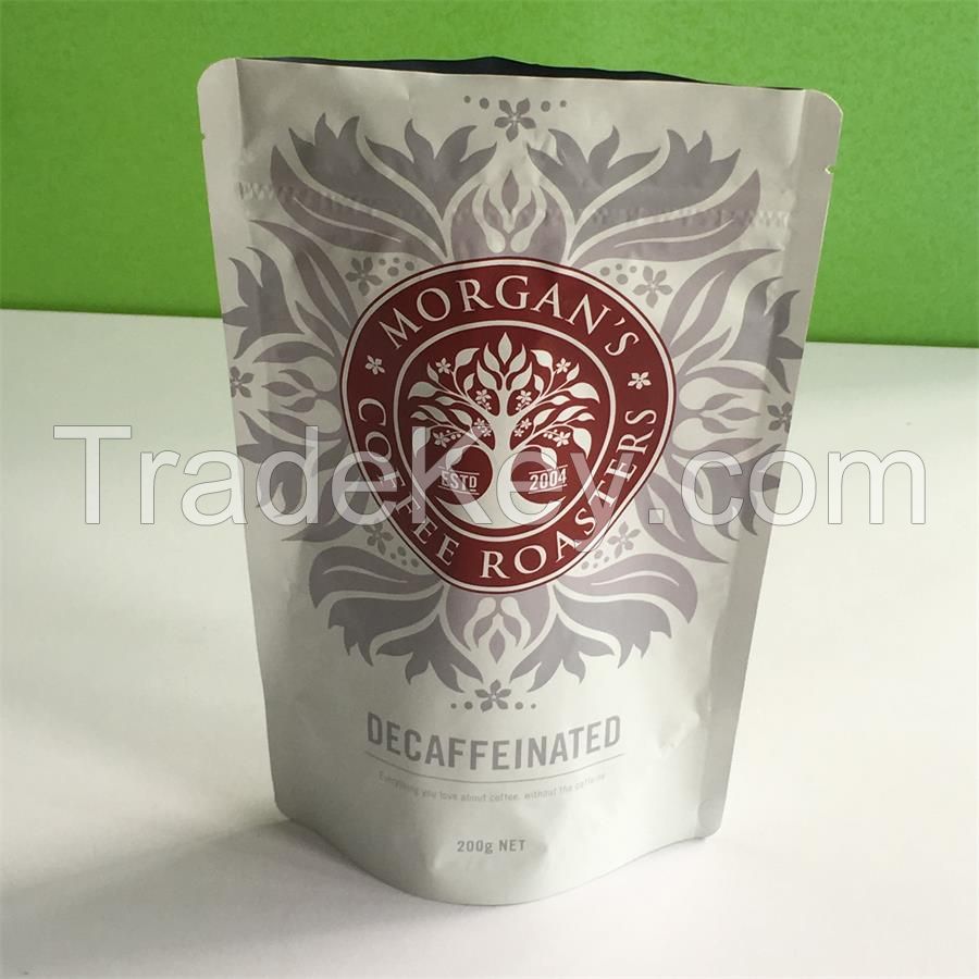 Factory Direct Stand up Aluminum Foil Coffee Bag with Valve