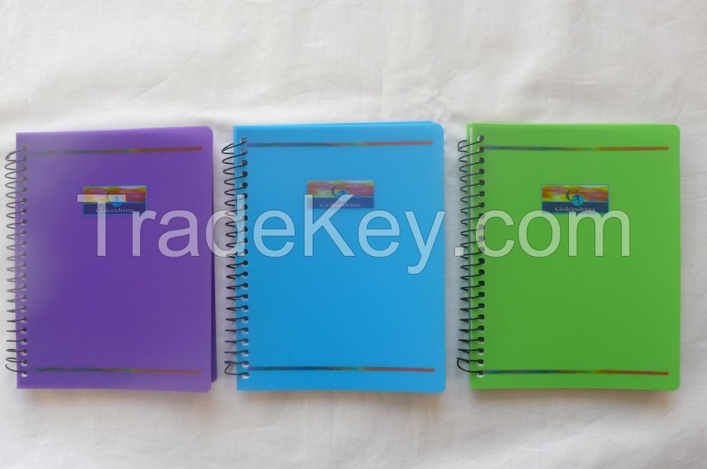 pp cover spiral notebook