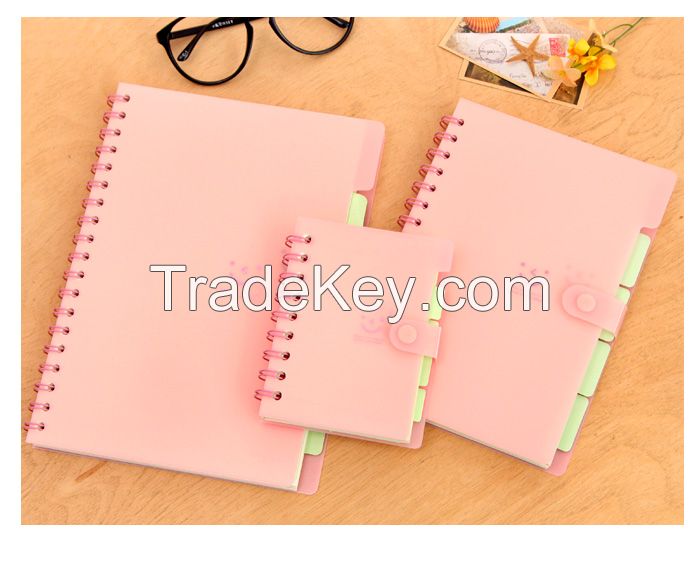 pp cover spiral notebook