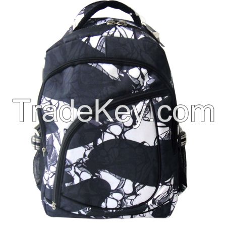 Polyester Backpack With Ergonomic Straps