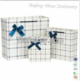 Custom Printing Block Flat Square Bottom Side shopping Bag &gift paper bag Packing