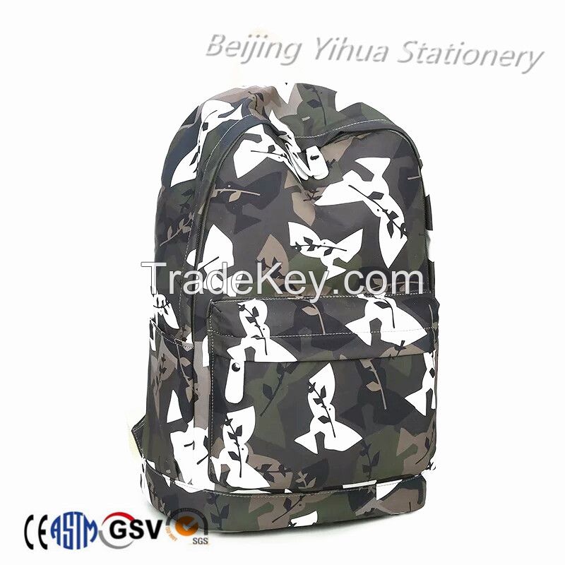 Camping hiking backpack polyester outdoor travel  backpack